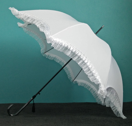 Stylish White Umbrella for Newcastle Weddings
